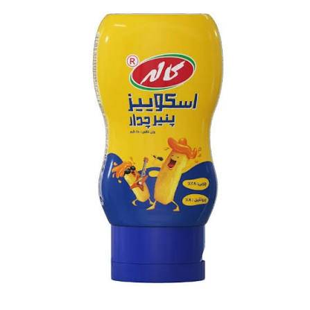 کاله پنیر اسکوییز چدار 250گرم